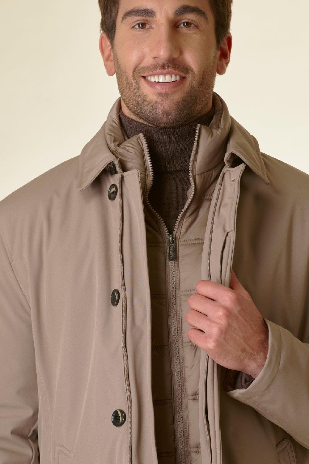 Angelico Cappotto sabbia tecnico pettorina Presa