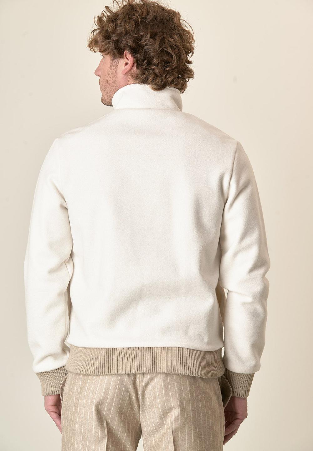 Angelico Giubbotto bomber panna Italy