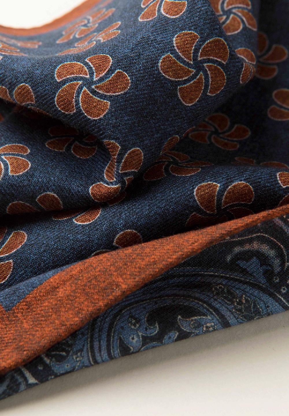 Angelico Pochette blu rosso fronte retro lana I Più Venduti