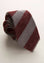 Angelico Cravatta bordeaux grigio regimental effetto lana Promozione