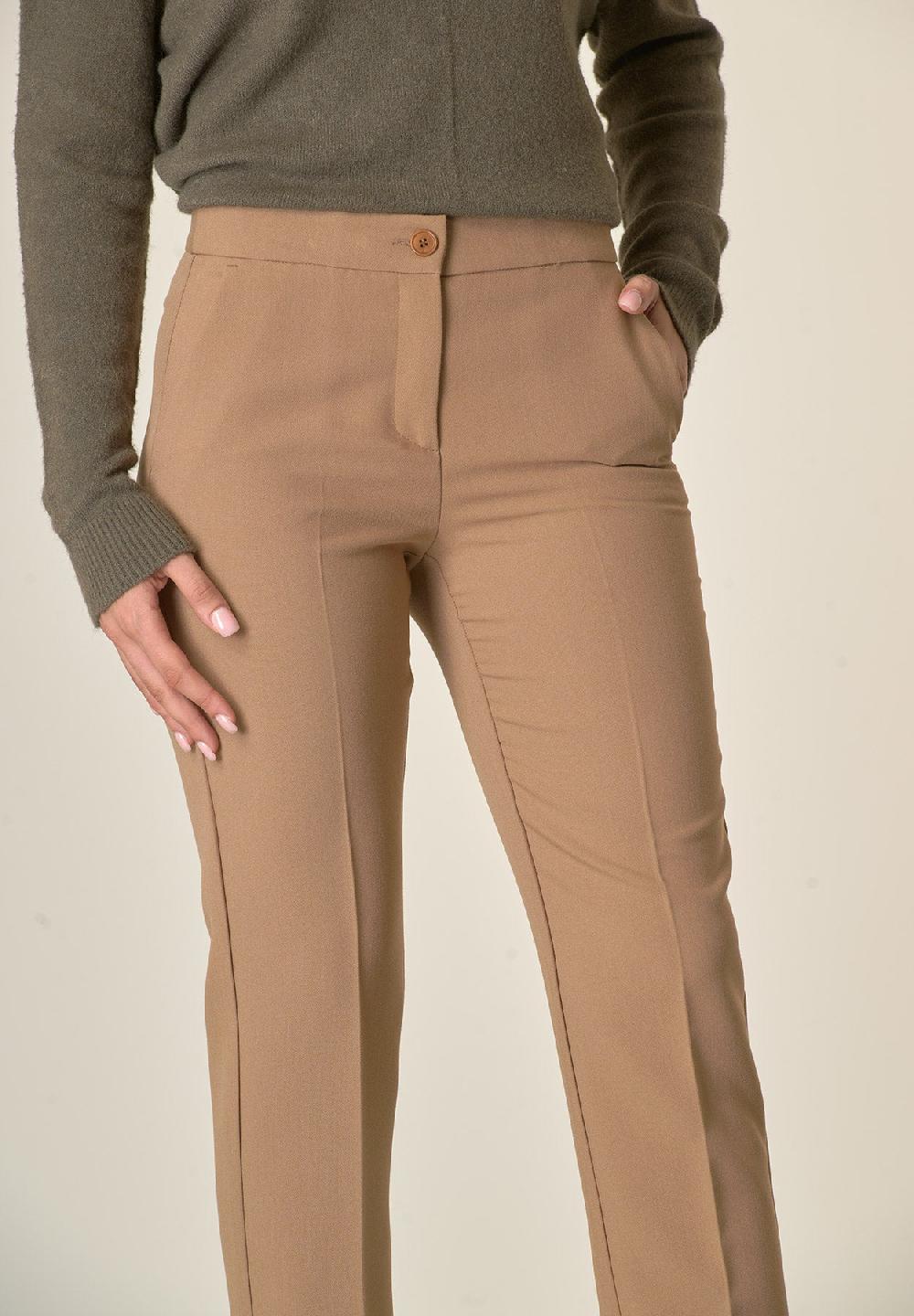 Angelico Pantalone cammello sigaretta Offerta