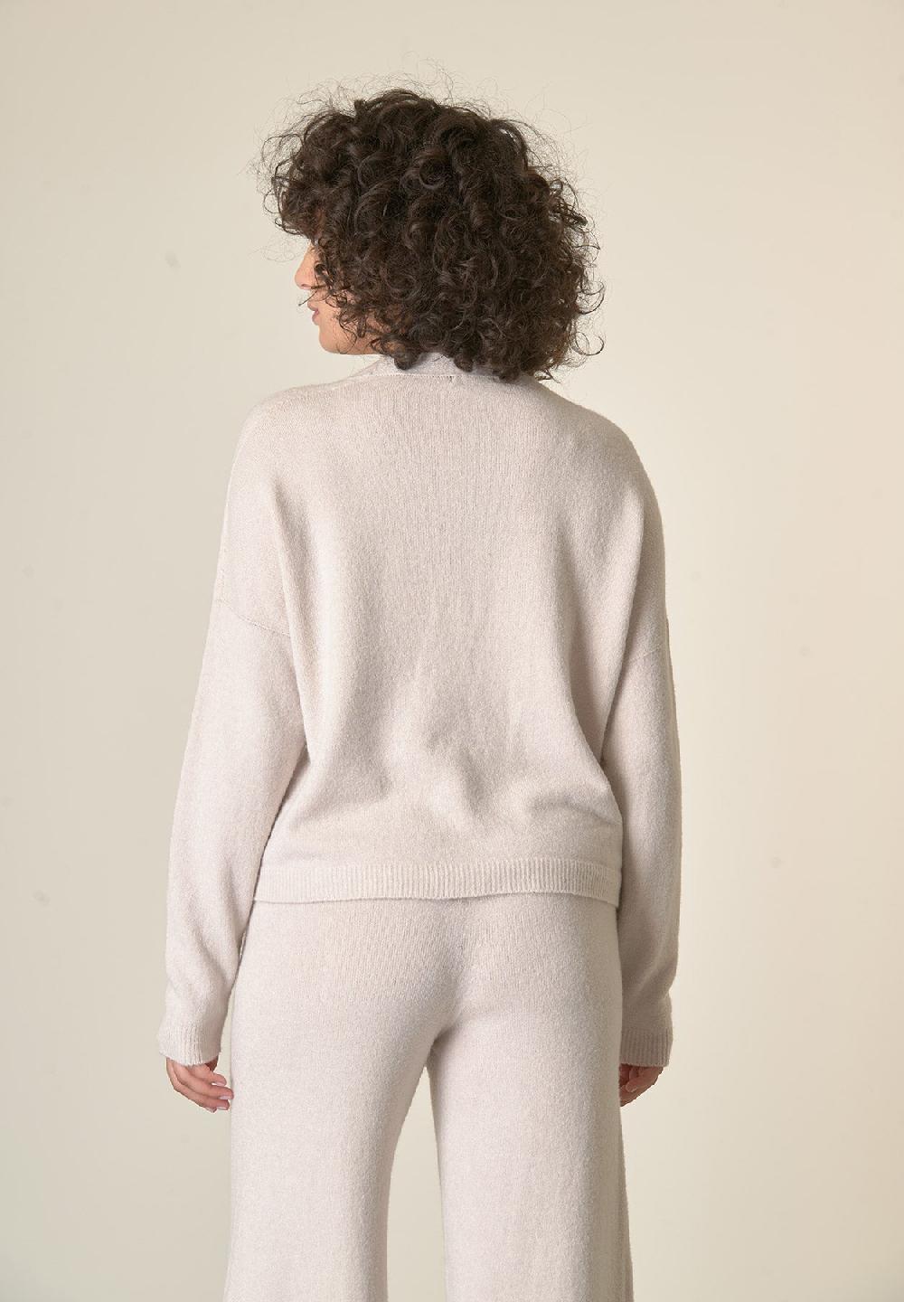 Angelico Cardigan avorio bottoni Qualità