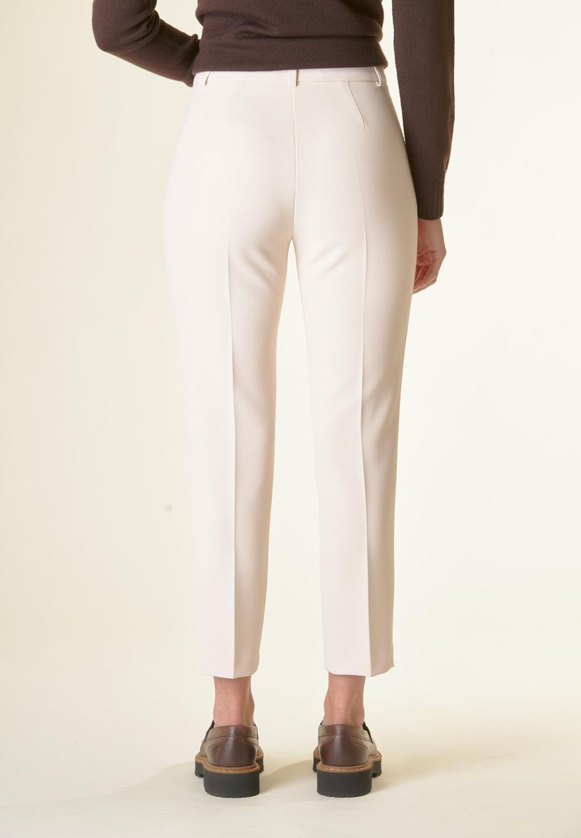 Angelico Pantalone panna crepe sigaretta Acquista Ora