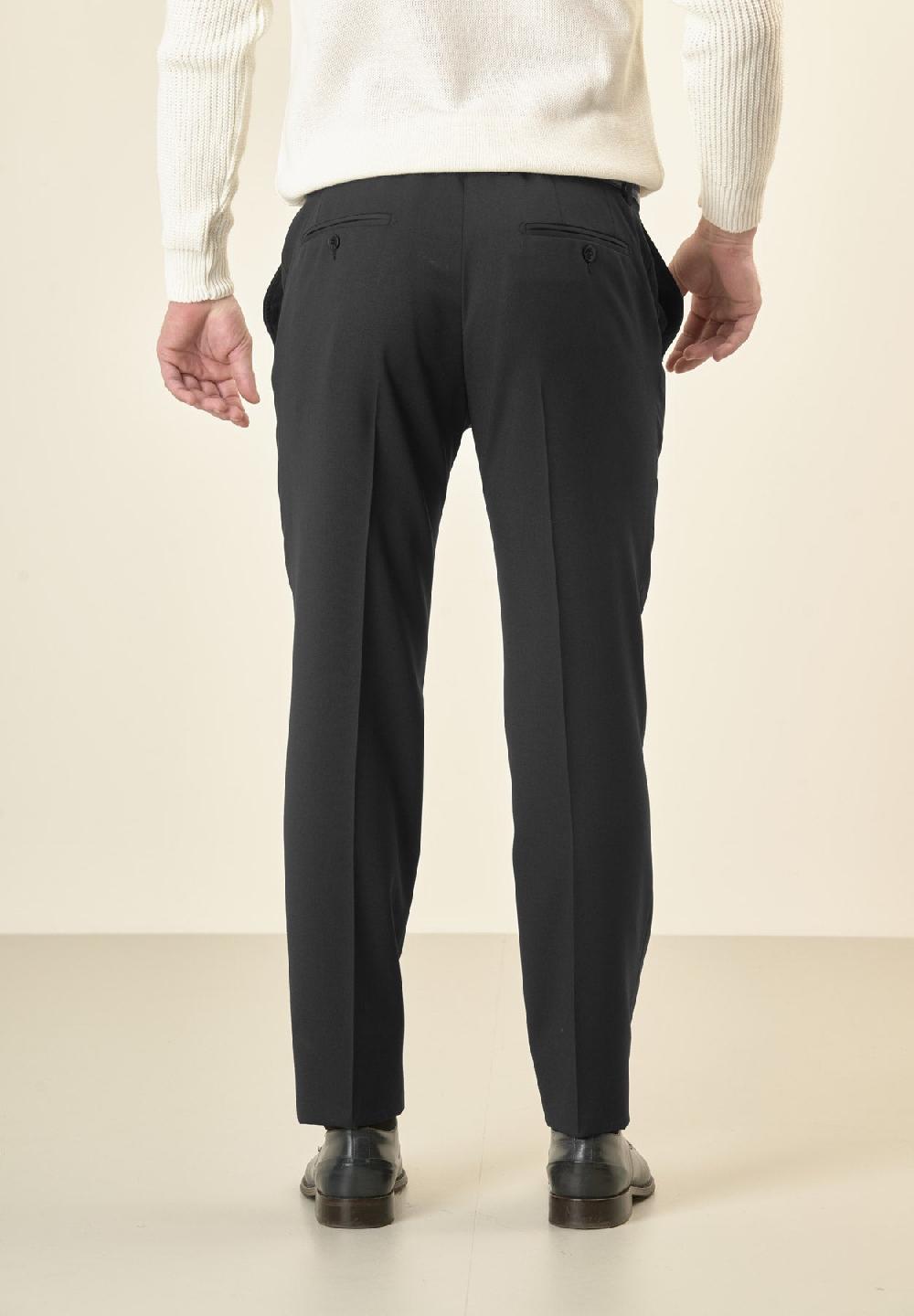 Angelico Pantalone antracite sallia lana vergine custom fit Offerte