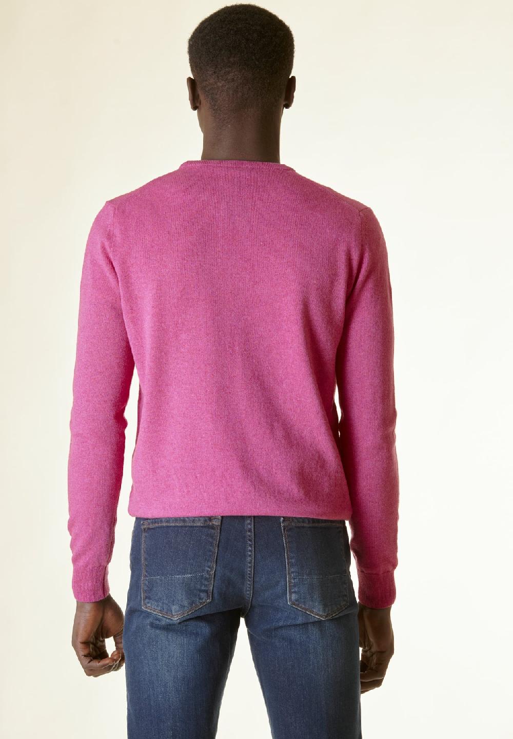 Angelico Girocollo rosa antico misto-cashmere Prezzo Ridotto