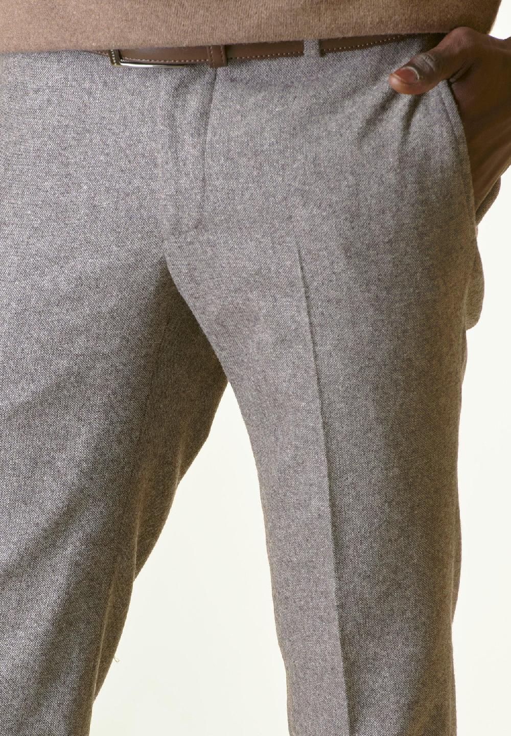 Angelico Pantalone moro sale-pepe lana custom Novità