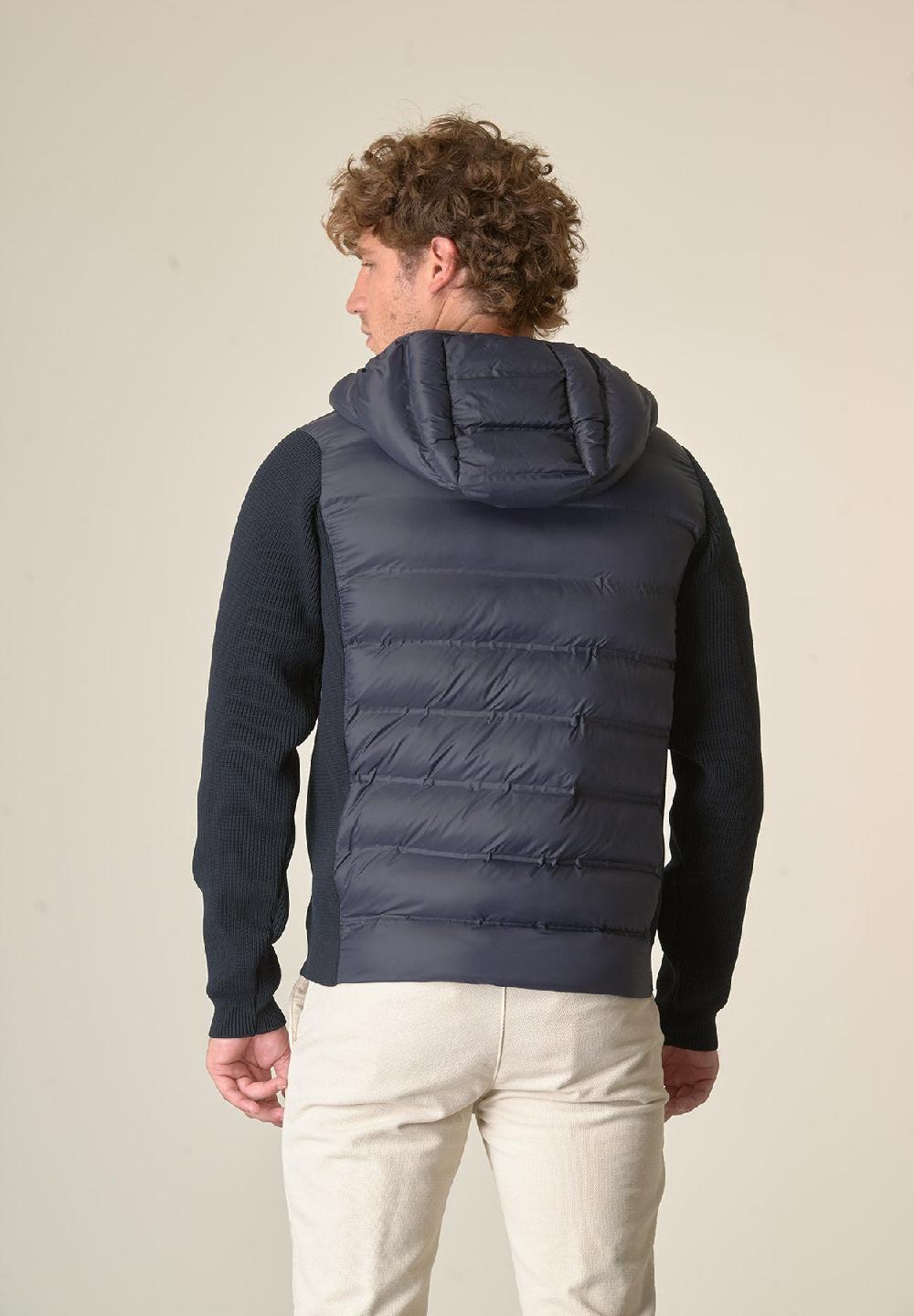 Angelico Giubbotto blu maniche maglia Negozio
